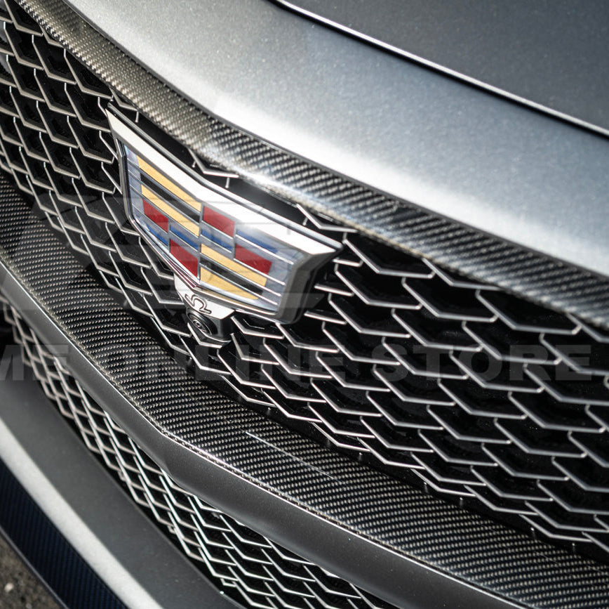 2025-Up Cadillac CT5-V Blackwing | DRY CARBON FIBER Front Upper Grille Trim Insert image 13