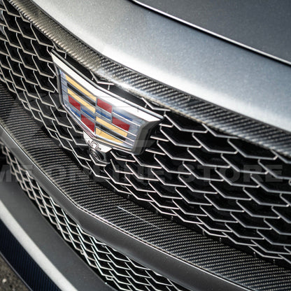 2025-Up Cadillac CT5-V Blackwing | DRY CARBON FIBER Front Upper Grille Trim Insert image 13