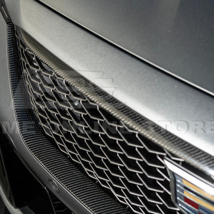2025-Up Cadillac CT5-V Blackwing | DRY CARBON FIBER Front Lower Grille Trim Insert image 11