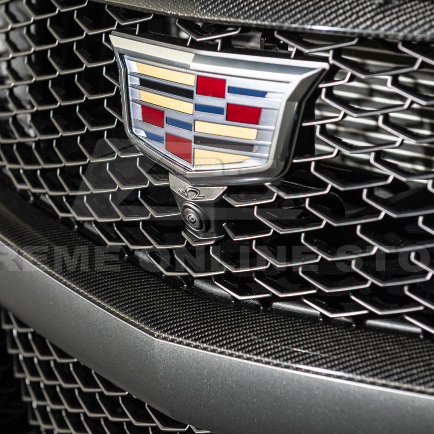 2025-Up Cadillac CT5-V Blackwing DRY CARBON FIBER Front Upper & Lower Grille Trim image 12