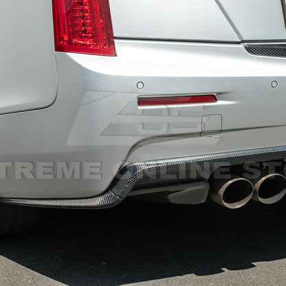 2016-19 Cadillac ATS-V Factory Style Rear Bumper Diffuser Lip image 11