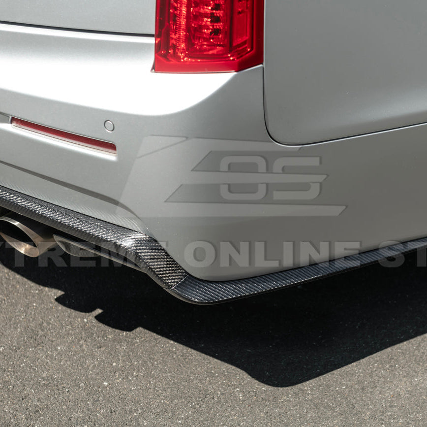 2016-19 Cadillac ATS-V Factory Style Rear Bumper Diffuser Lip image 15
