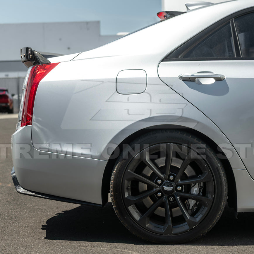 2016-19 Cadillac ATS-V Factory Style Rear Bumper Diffuser Lip image 9