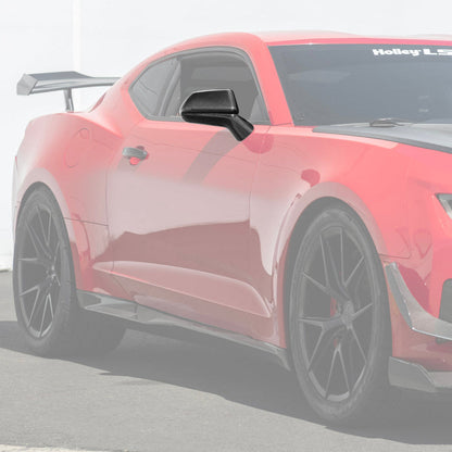 2019-24 Camaro Dry Carbon Fiber Mirror Covers image 2