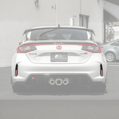 2023-Up Honda Civic Type-R Carbon Fiber Rear Hatch Vent Trim Cover image 2