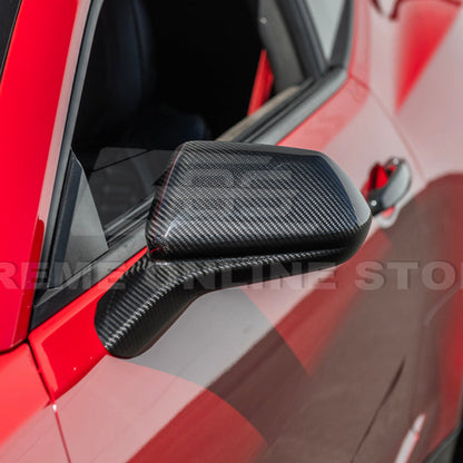 2019-24 Camaro Dry Carbon Fiber Mirror Covers image 7