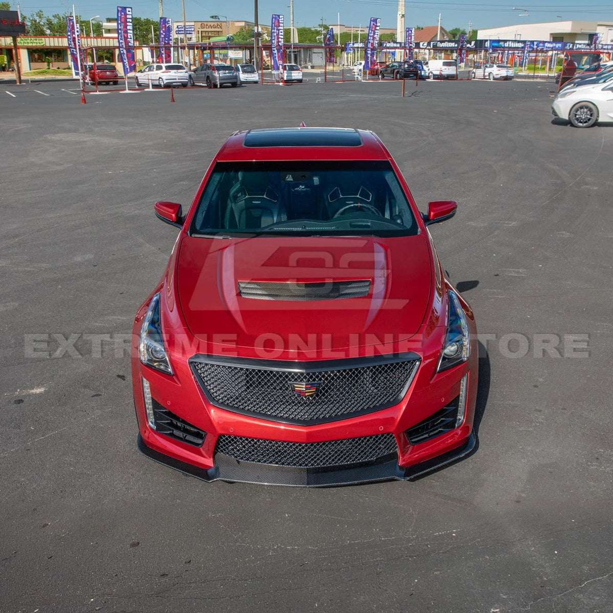 2016-19 Cadillac CTS-V Front Splitter Side Wheel image 43