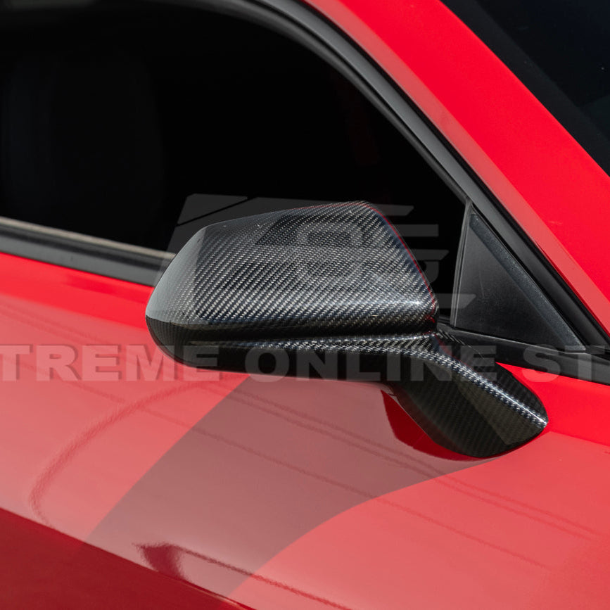 2019-24 Camaro Dry Carbon Fiber Mirror Covers image 8