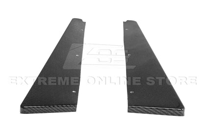 2009-15 Cadillac CTS-V Sedan Dry Carbon Fiber Rear Apron Valance Lip image 12
