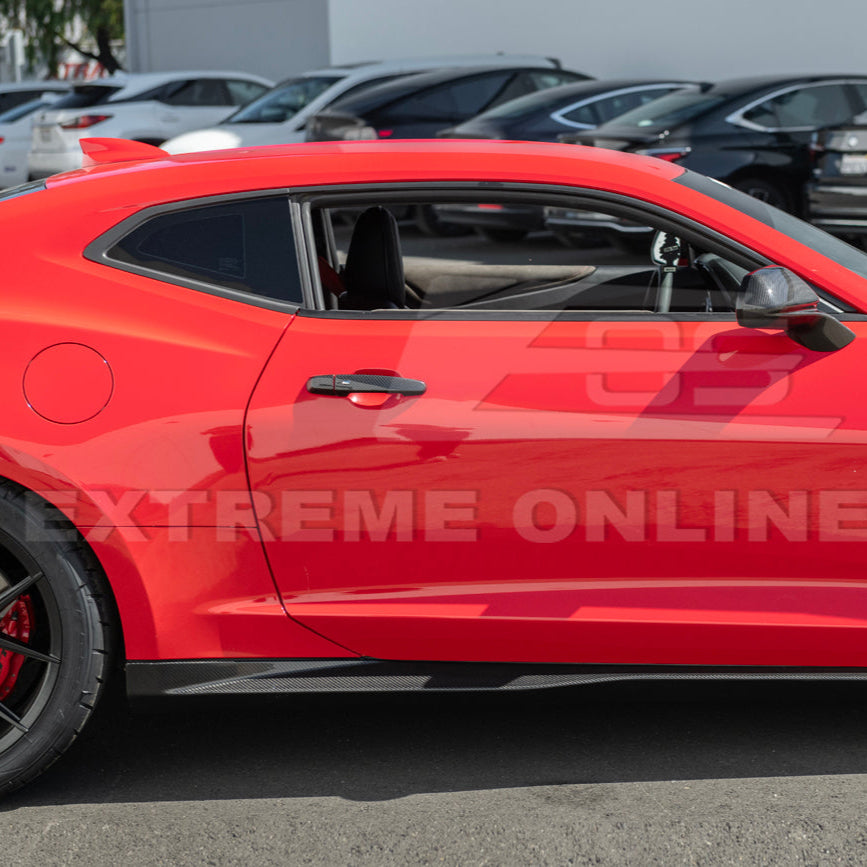 2019-24 Camaro Dry Carbon Fiber Overlay Door Handle Cover image 6