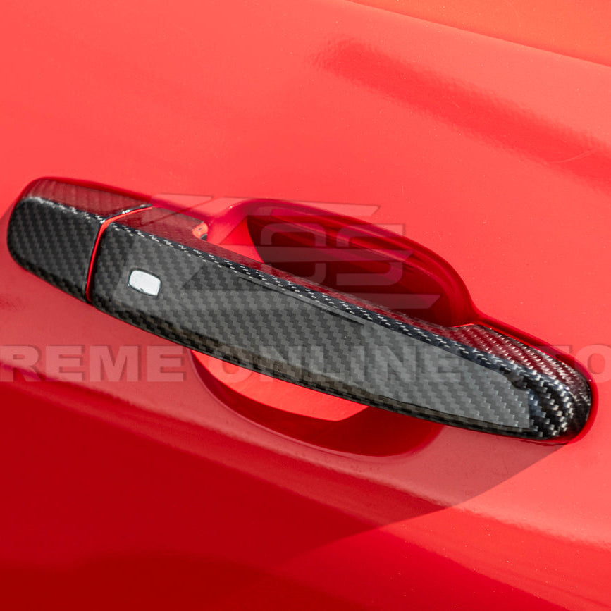 2019-24 Camaro Dry Carbon Fiber Overlay Door Handle Cover image 7