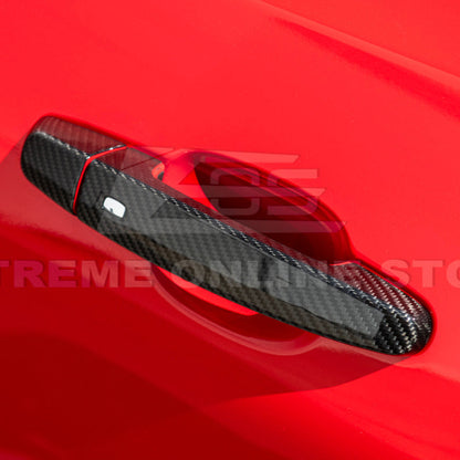 2019-24 Camaro Dry Carbon Fiber Overlay Door Handle Cover image 8