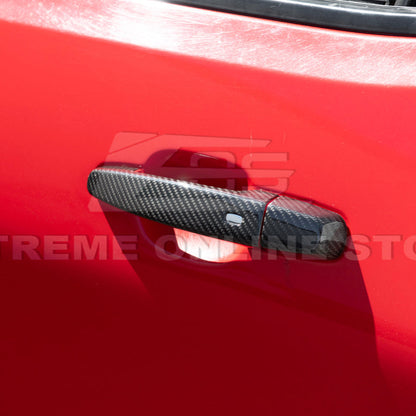 2019-24 Camaro Dry Carbon Fiber Overlay Door Handle Cover image 9