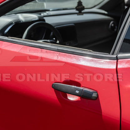 2019-24 Camaro Dry Carbon Fiber Overlay Door Handle Cover image 10
