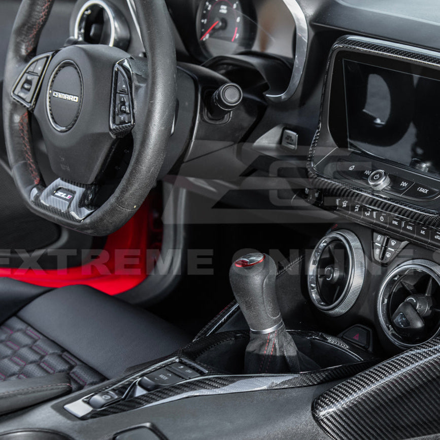 2019-24 Camaro Carbon Fiber Center Console Cover image 3
