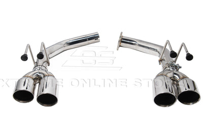 2021-Up Acura TLX Stainless Steel Muffler Delete Quad Tips Axle Back Exhaust image 8