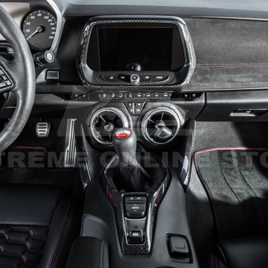 2019-24 Camaro Carbon Fiber Center Console Cover image 7
