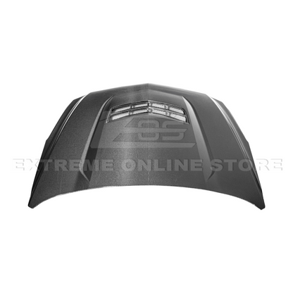 2016-19 Cadillac ATS-V Front Bumper Hood Vented Cover image 15