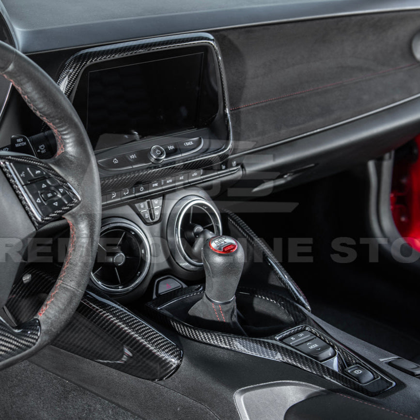 2019-24 Camaro Carbon Fiber Center Console Cover image 8