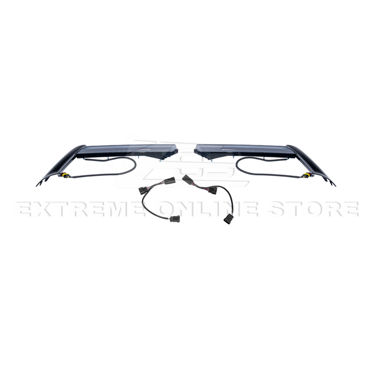 2020-Up Corvette C8 DRY CARBON FIBER Sequential LED DRL Light Bar Bezel Insert image 35