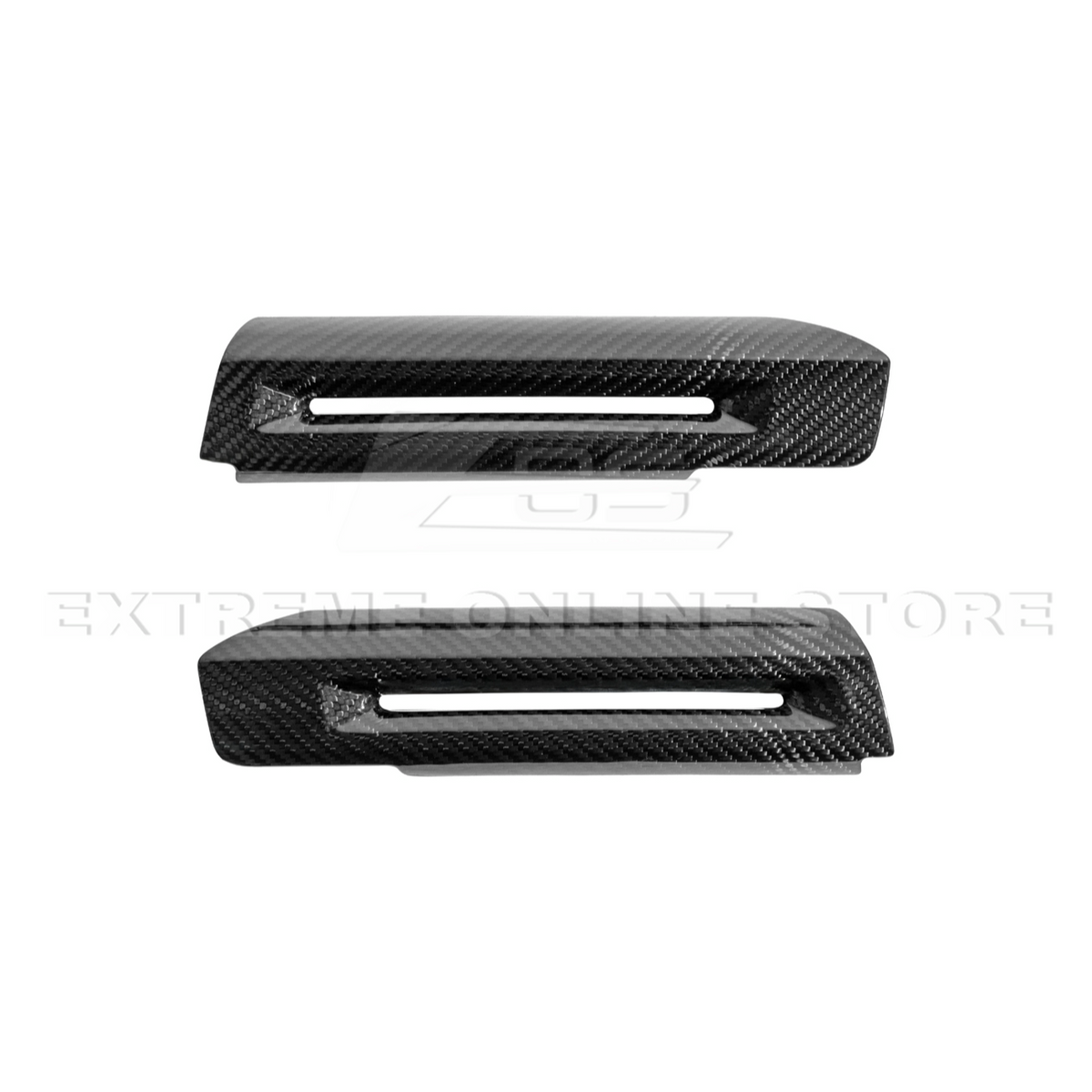 2015-Up Ford Mustang DRY CARBON FIBER Side Door Armrest Panel Trim Cover image 14