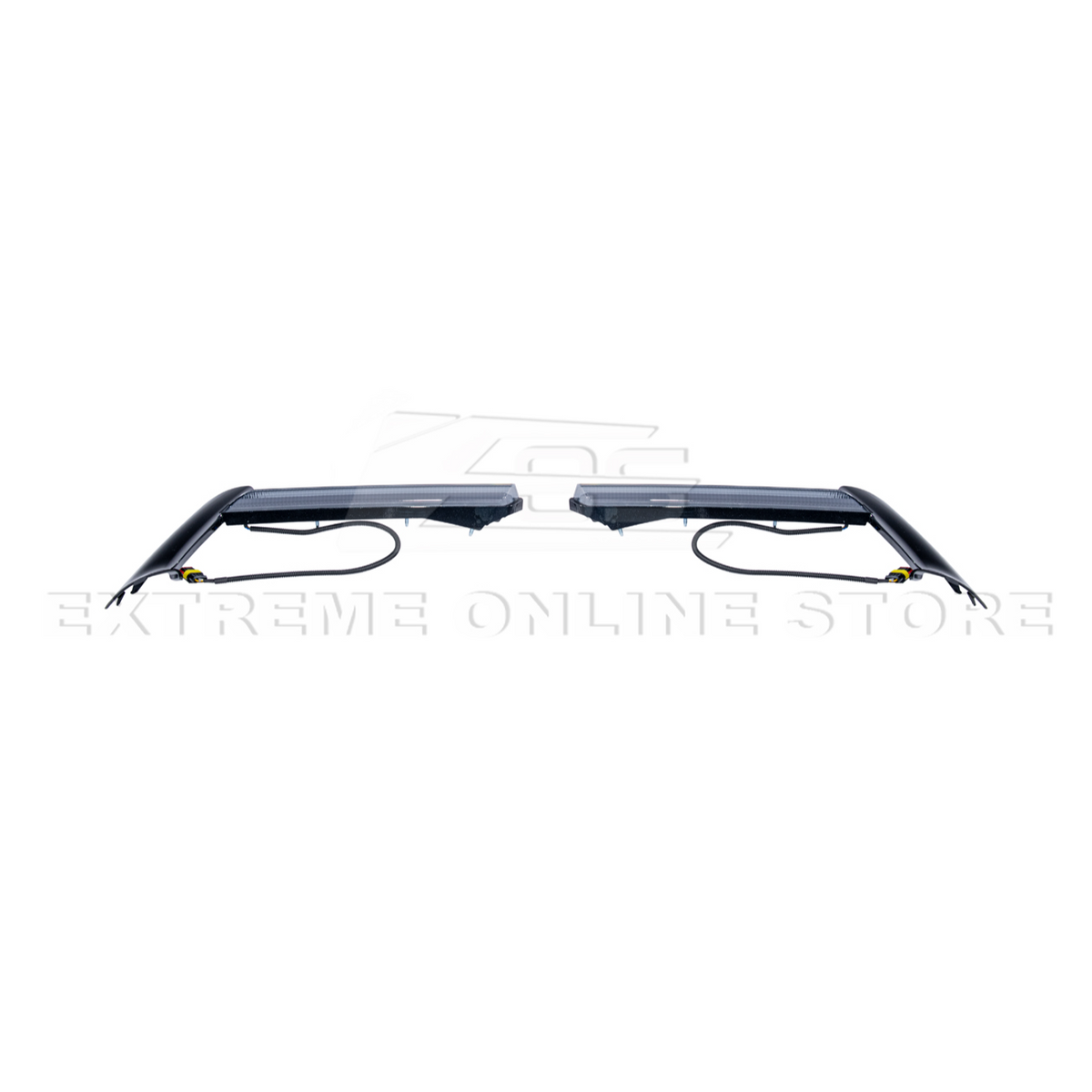 2020-Up Corvette C8 DRY CARBON FIBER Sequential LED DRL Light Bar Bezel Insert image 36