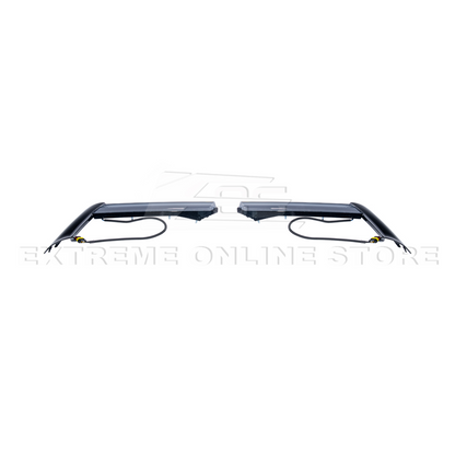2020-Up Corvette C8 DRY CARBON FIBER Sequential LED DRL Light Bar Bezel Insert image 36