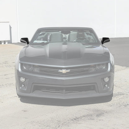 2010-15 Chevrolet Camaro Dry Carbon Fiber Mirror Cover Cap Pair image 2