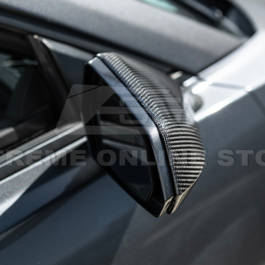 2010-15 Chevrolet Camaro Dry Carbon Fiber Mirror Cover Cap Pair image 10