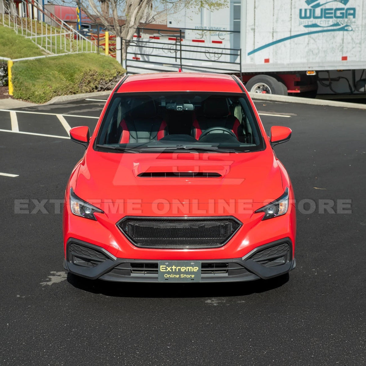 2022-Up Subaru WRX CS Carbon Fiber Front Mesh Grille Vent Cover image 7