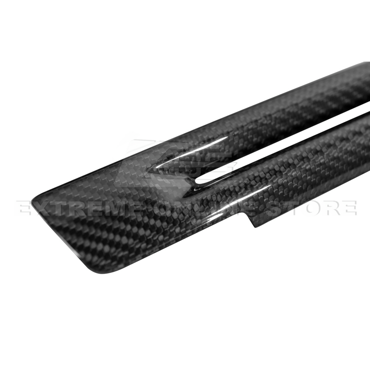 2015-Up Ford Mustang DRY CARBON FIBER Side Door Armrest Panel Trim Cover image 17