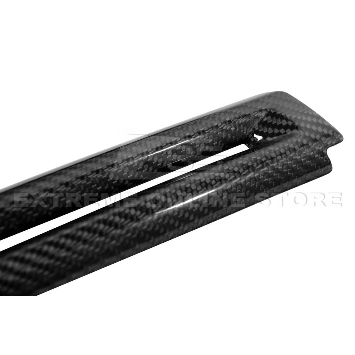 2015-Up Ford Mustang DRY CARBON FIBER Side Door Armrest Panel Trim Cover image 18