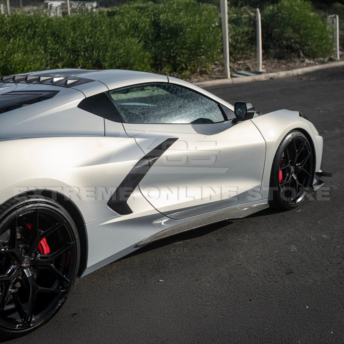 Chevrolet Corvette C8 Z06 Conversion Side Skirts image 81