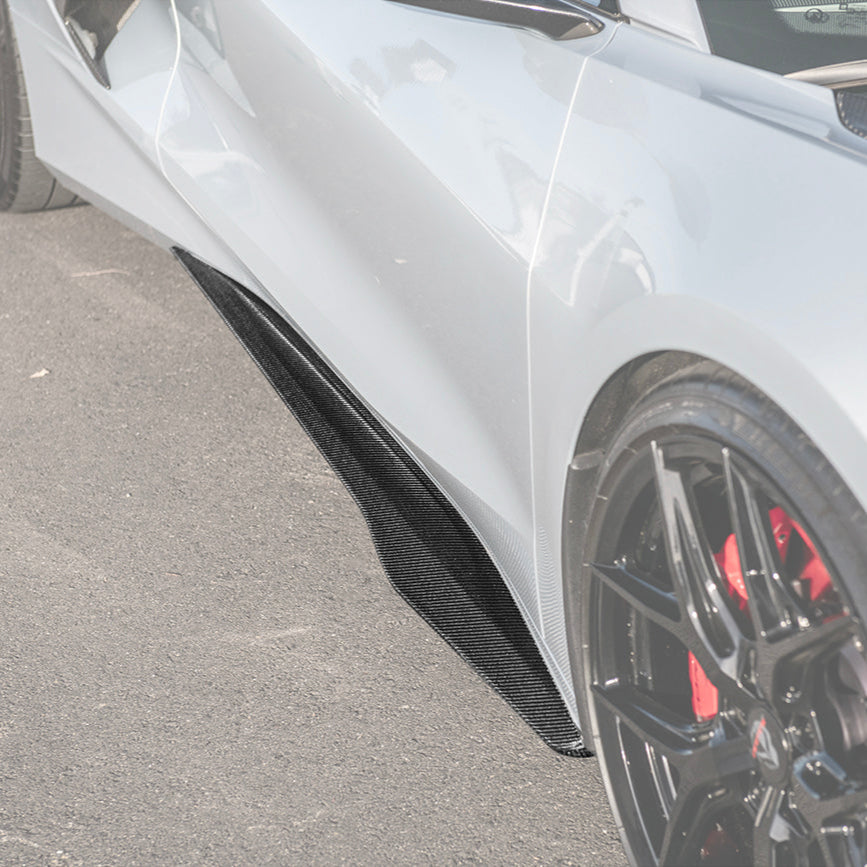 Chevrolet Corvette C8 Z06 Conversion Side Skirts image 70