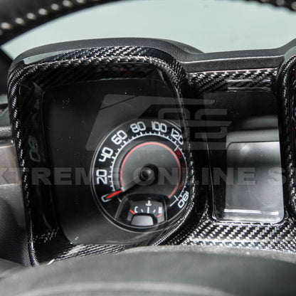 2010-15 Chevrolet Camaro Dry Carbon Fiber Dashboard Cluster Trim Cover image 8