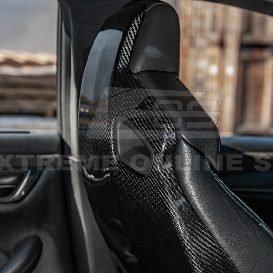 2016-19 CTS-V | ATS-V Dry CARBON FIBER Seat Back Cover image 7