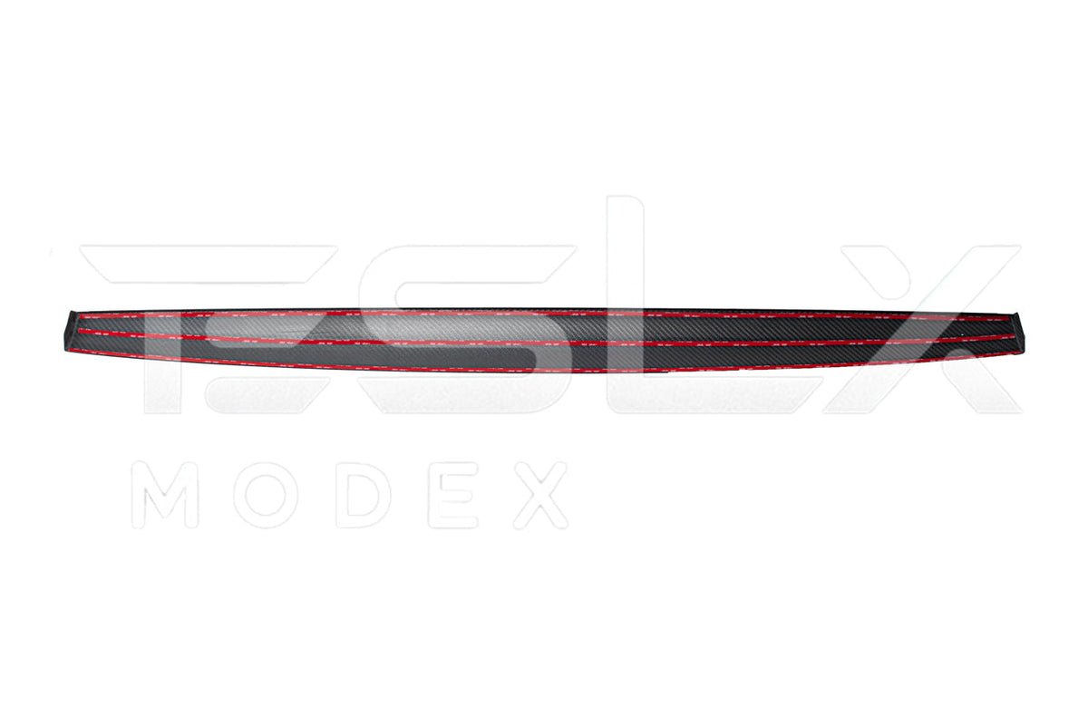 2017-Up Tesla Model 3 20-24 Y Carbon Fiber Interior Instrument Trim image 9