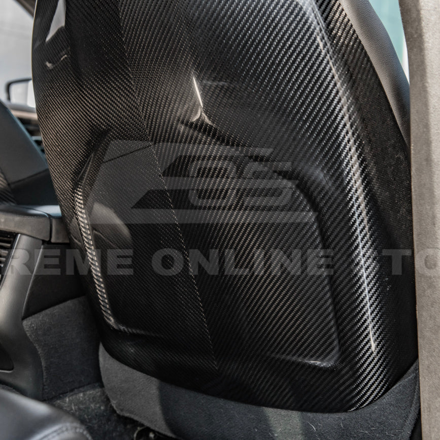 2016-19 CTS-V | ATS-V Dry CARBON FIBER Seat Back Cover image 8