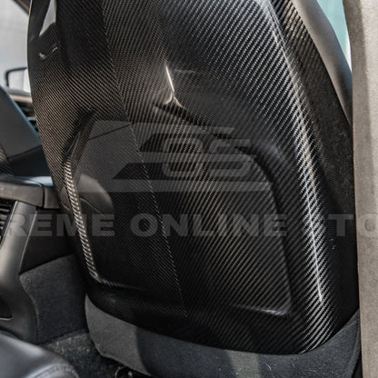 2016-19 CTS-V | ATS-V Dry CARBON FIBER Seat Back Cover image 8