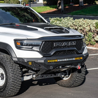 2019-Up Ram 1500 TRX Carbon Fiber Front Upper Grille Trim Spoiler image 2
