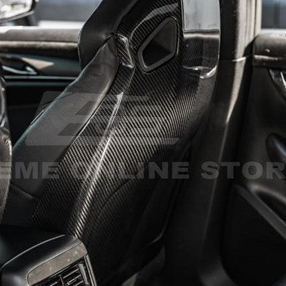 2016-19 CTS-V | ATS-V Dry CARBON FIBER Seat Back Cover image 9