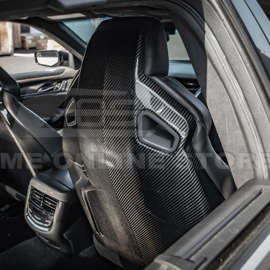 2016-19 CTS-V | ATS-V Dry CARBON FIBER Seat Back Cover image 10