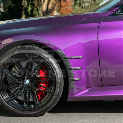 2023-Up BMW G87 M2 DRY CARBON FIBER Add-On Fender Wheel Arch Trim Cover image 30