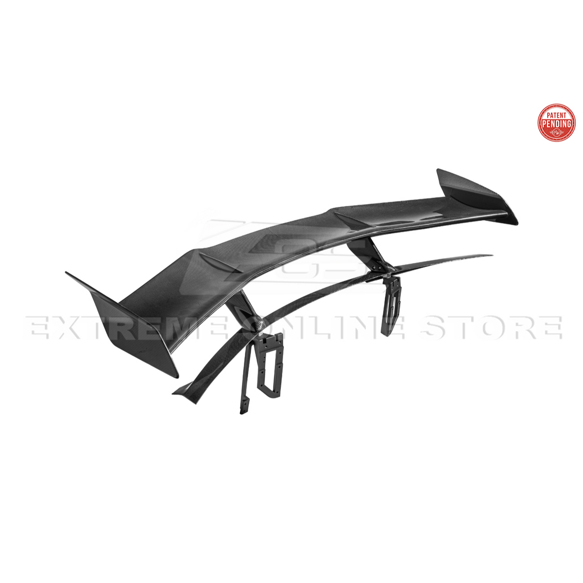 Corvette C8 ZR1 Style DRY CARBON FIBER Rear High Wing Spoiler Bracket image 67