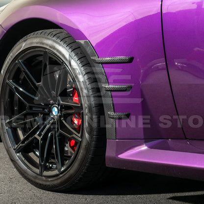 2023-Up BMW G87 M2 DRY CARBON FIBER Add-On Fender Wheel Arch Trim Cover image 10