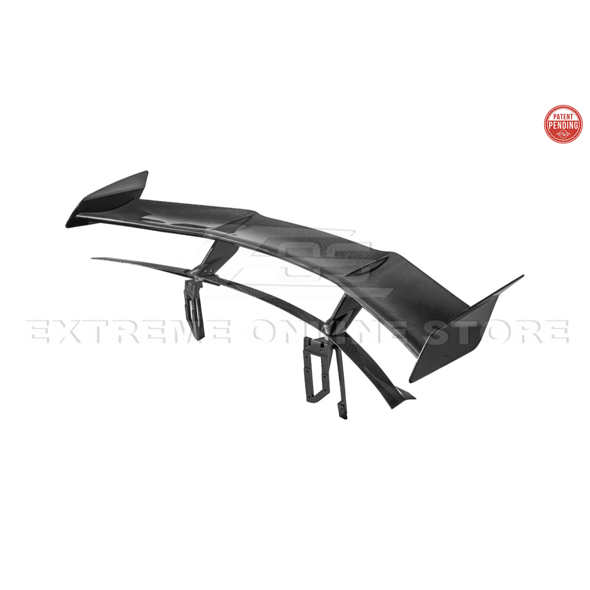 Corvette C8 ZR1 Style DRY CARBON FIBER Rear High Wing Spoiler Bracket image 68