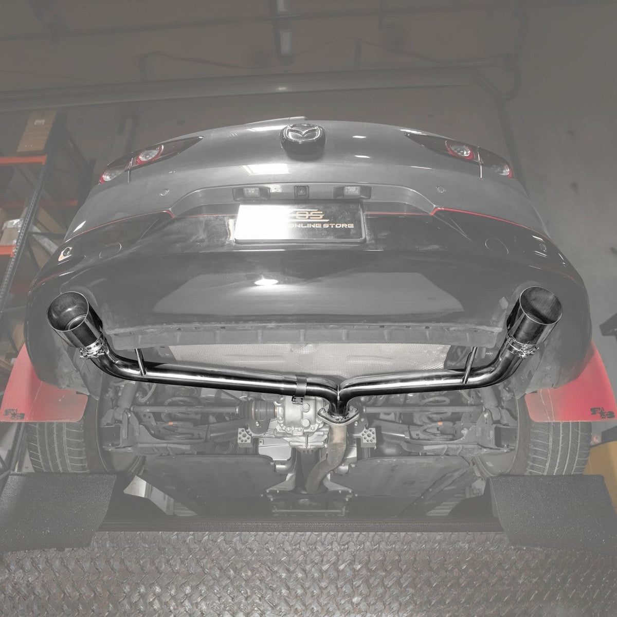 2019-Present Mazda 3 Hatchback Axle Back Dual Tips Muffler Exhaust image 14