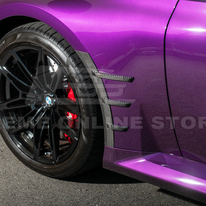 2023-Up BMW G87 M2 DRY CARBON FIBER Add-On Fender Wheel Arch Trim Cover image 11