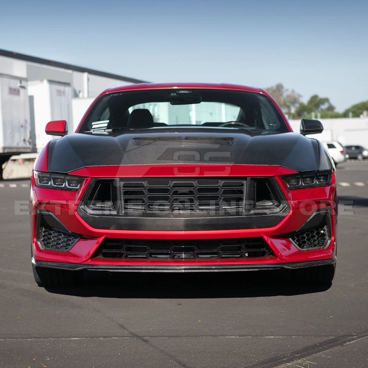 2024+ Ford Mustang Front Bumper Hood. image 5