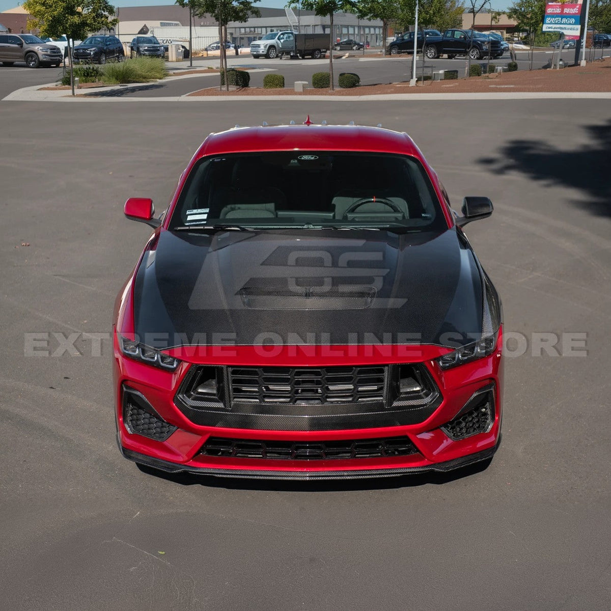 2024+ Ford Mustang Front Bumper Hood. image 6